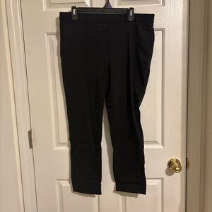 Jules & Leopold Black Straight-Leg Trousers